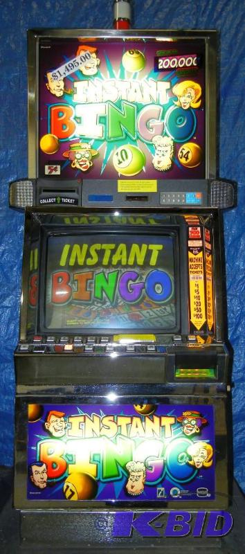 lot 1001 image: IGT I INSTANT BINGO UPRIGHT VIDEO SLOT MACHINE