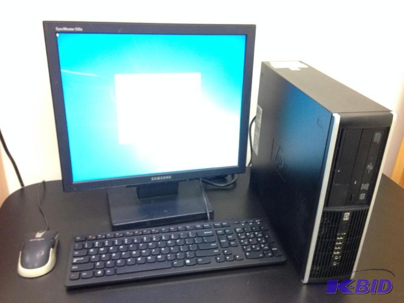 lot 4 image: HP Compaq 6000 Desktop Computer Runs Windows...