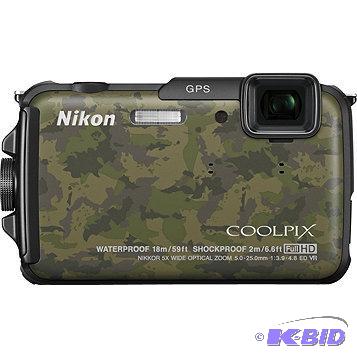 New Nikon Waterproof Camera - Camouflage Colo...