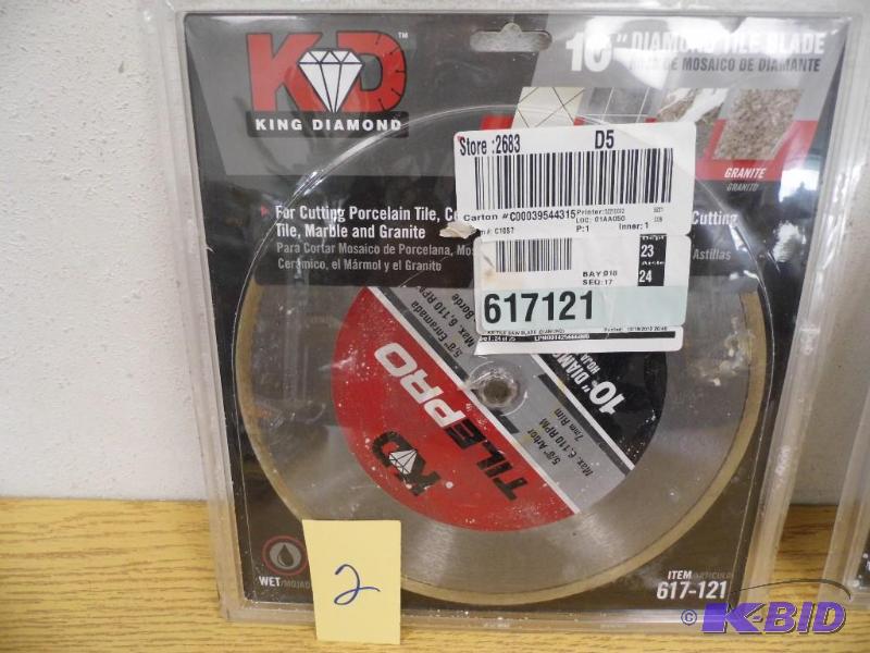 King Diamond 10 Tile Blade