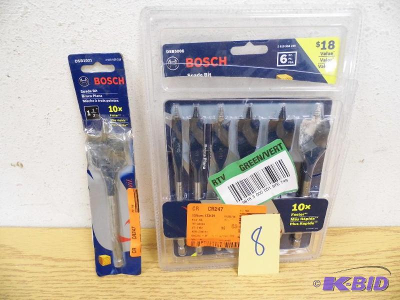 Bosch 6 Piece Spade Bits