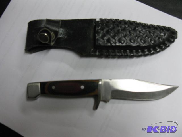 4 inch homemade knife with sheath, Very well ...