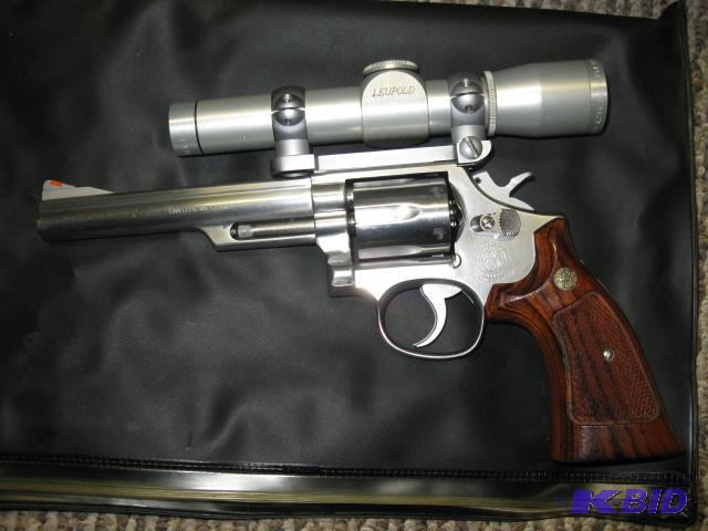 Smith and Wesson 66-2 stainless revolver, Cal...
