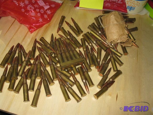 Approx 90 rounds of ammo with a headstamp of ...