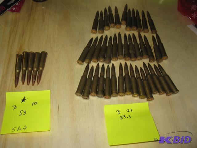 Approx 45 rounds of ammo, 40 with a headstamp...