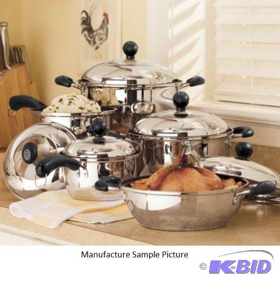 lot 105 image: Ginnys Portobello&nbsp10 Piece Cookware Set ...