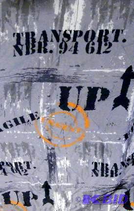 lot 141 image: Comforter - Full Size - Gray, black, orange -...