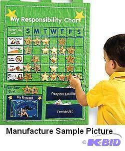 lot 150 image: Personalized Kids Responsibility Chart Wall H...