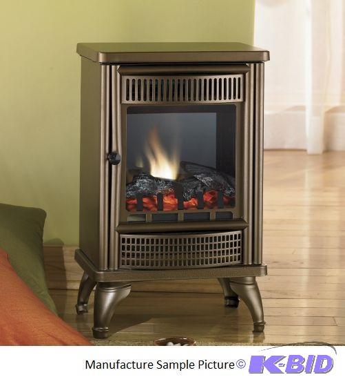 lot 169 image: Bronze Freestanding Electric Fireplace - Its ...