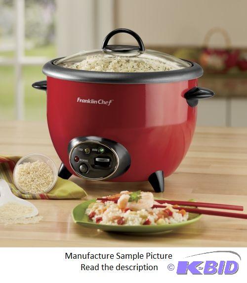 lot 174 image: Franklin Chef Deluxe Vegetable Steamer - Red ...