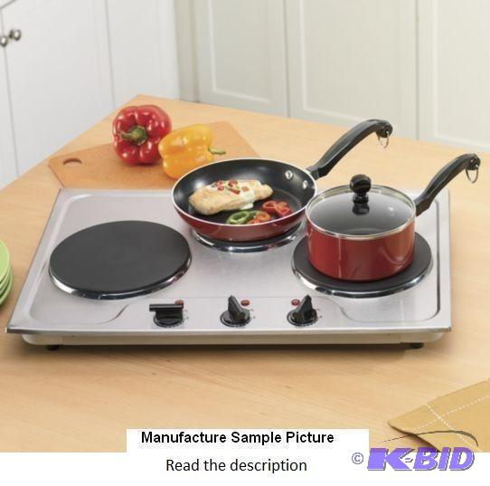 lot 197 image: Ginnys Brand Triple Hot Plate - Model ES-330...