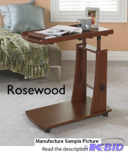 lot 199 image: Rosewood Laptop Reading Cart - Has adjustable...