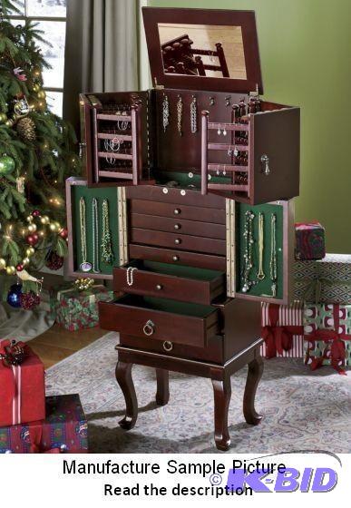 lot 3 image: Jewelry Armoire Exclusive - Almost 4 feet hig...