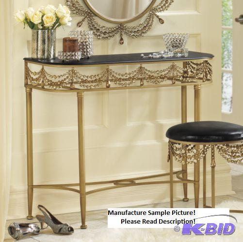 lot 6 image: Ingrid Vanity (Table Only) - This vanity piec...