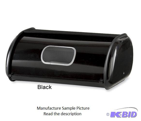 lot 74 image: Window Breadbox - Black -&nbspOur sleek brea...