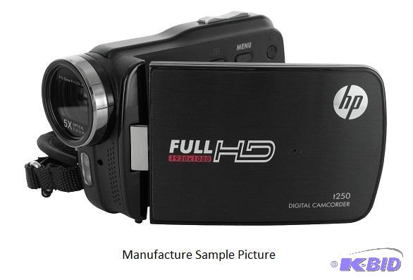 lot 77 image: HP Digital Camcorder - Model T250 -&nbspLarg...
