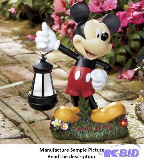 lot 8 image: Solar Powered &quotWelcome" Mickey Mous...