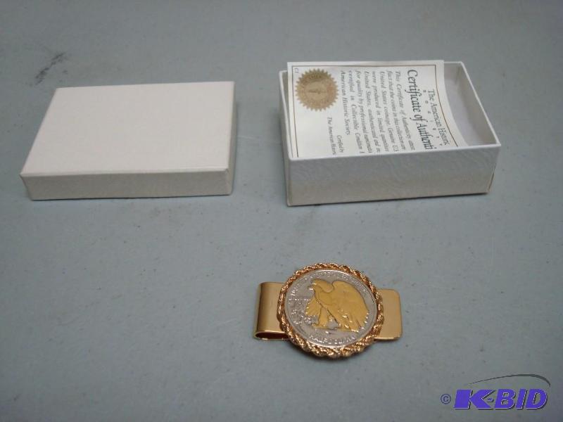 Half Dollar Coin Money Clip, Has Someones In...