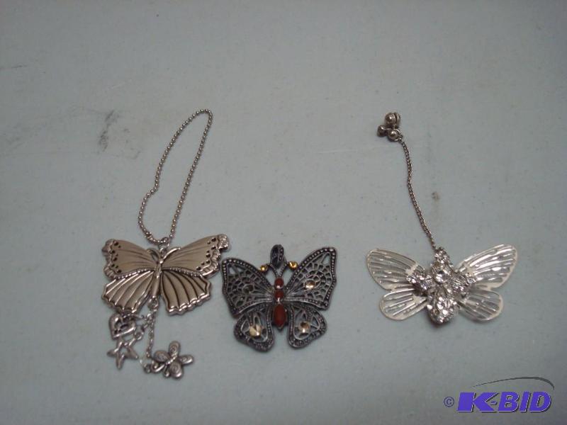 Lot Of Butterfly Jewelry, May Show Some Wear...