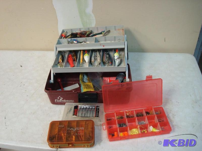 Lot Of Fishing Tackle Boxes And Lures...