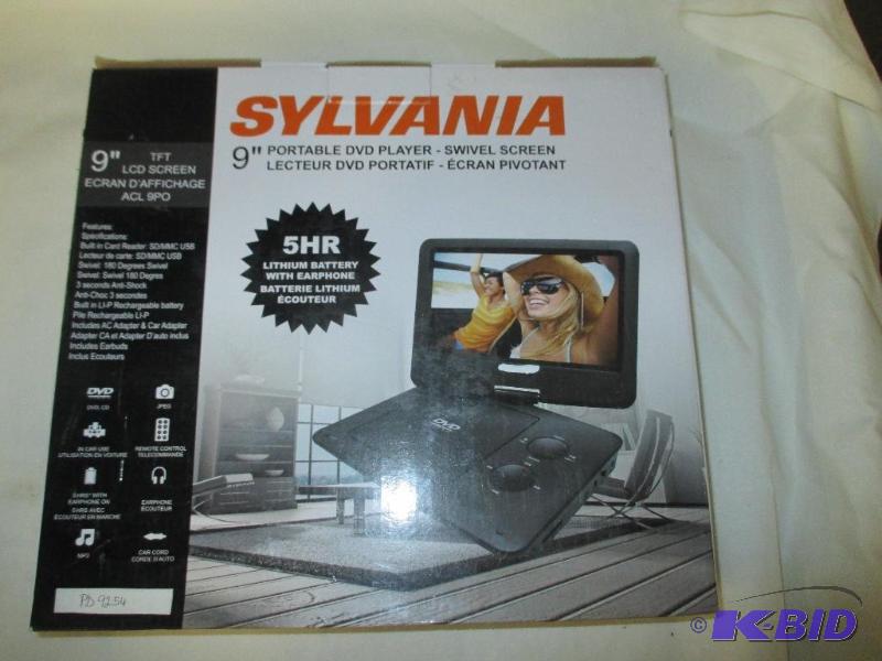 Sylvania portable DVD player