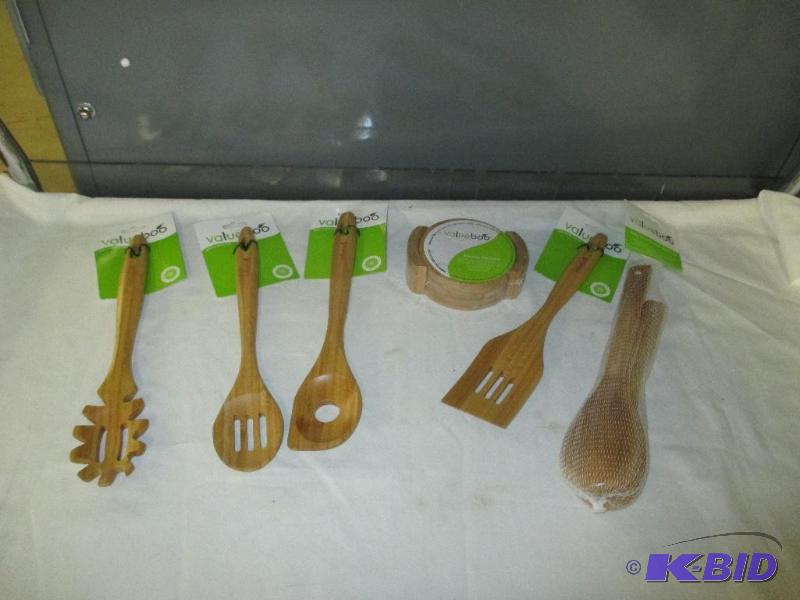 Value Boo Bamboo Coasters and utensils