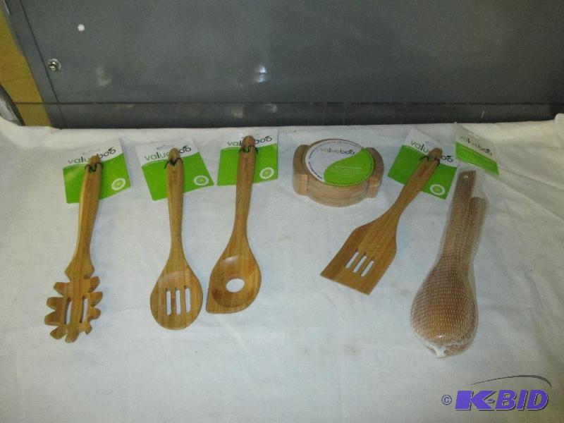Value Boo Bamboo Coasters and utensils