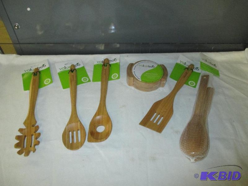 Value Boo Bamboo Coasters and utensils