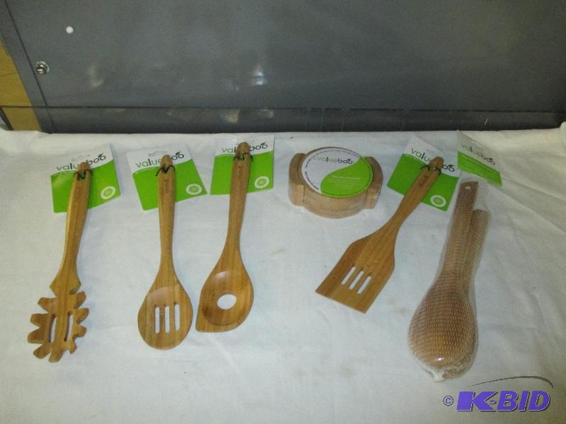 Value Boo Bamboo Coasters and utensils