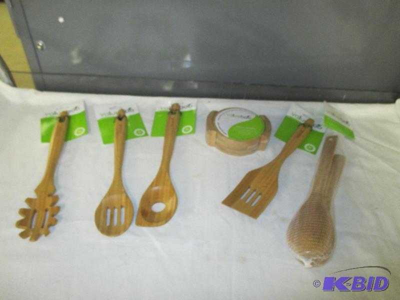 Value Boo Bamboo Coasters and utensils