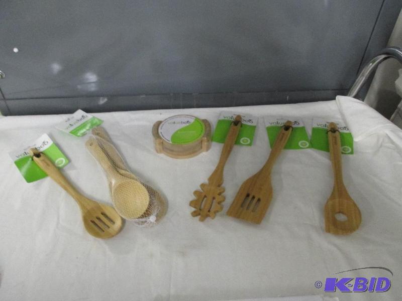 Value Boo Bamboo Coasters and utensils