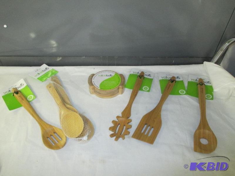 Value Boo Bamboo Coasters and utensils