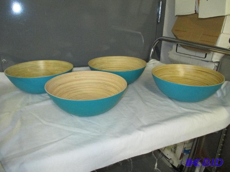 4 Bamboo Bowls