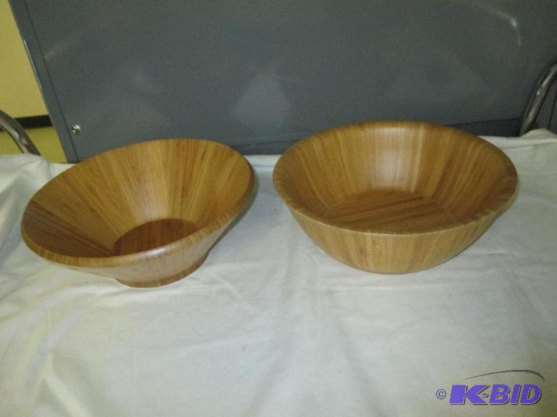 Set of 2 Bamboo Bowls