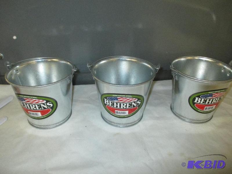Behrens galvanized steel pail