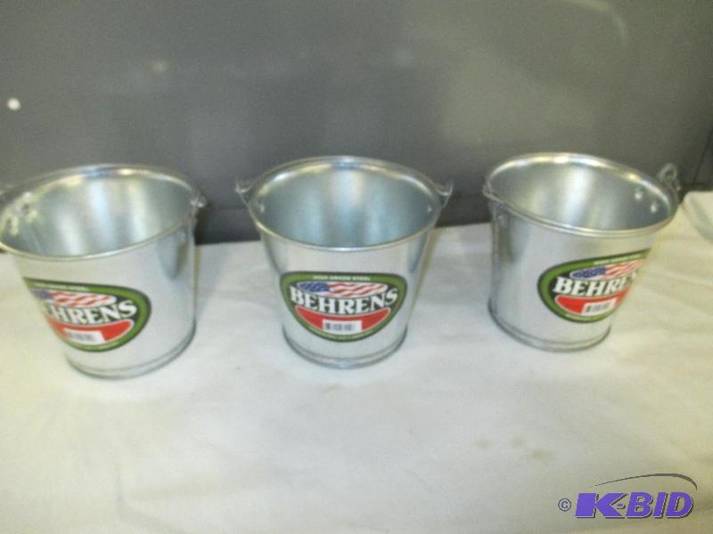 Behrens galvanized steel pail