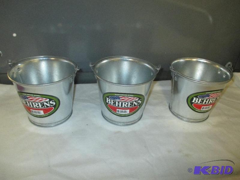 Behrens galvanized steel pail