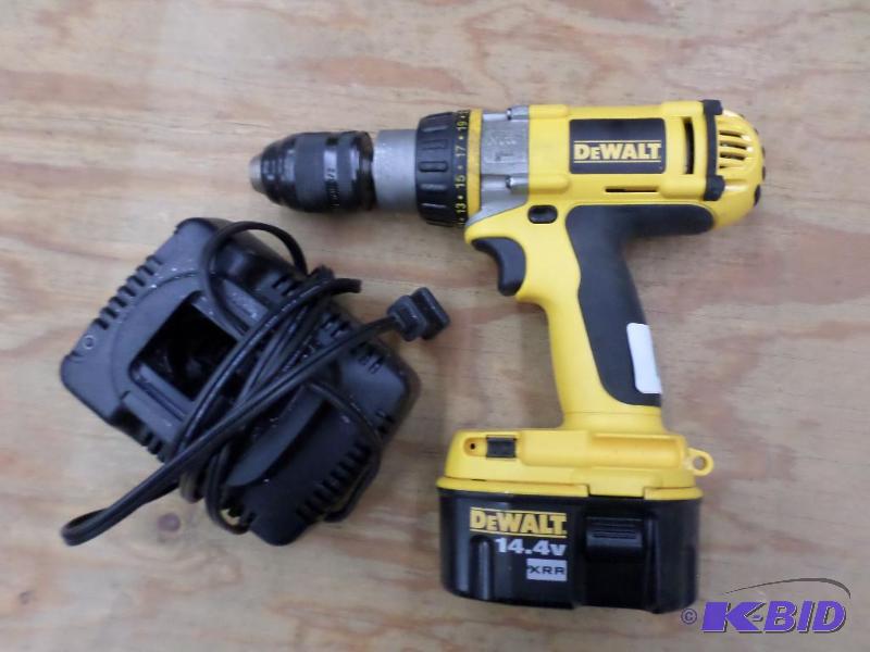 lot 100 image: DeWalt 14.4Volt XRP 12" Hammer Drill Se...