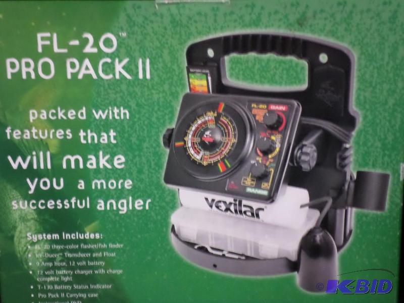 lot 11 image: Like New Vexilar FL-20 Pro-Pack II Locator Sy...