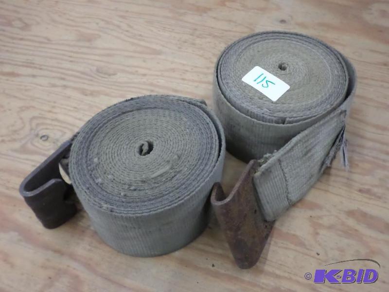 lot 115 image: (2) Used Load Straps...