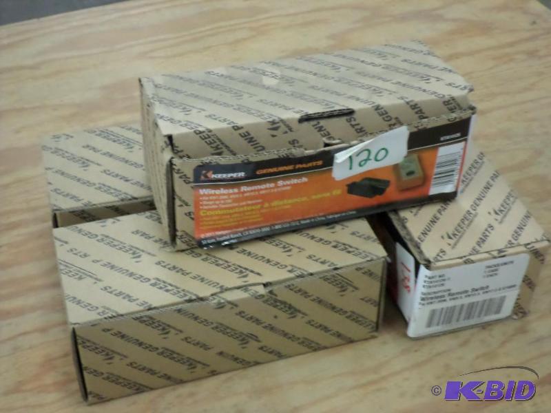 lot 120 image: (4) New Keeper Wireless Winch Remote Switches...