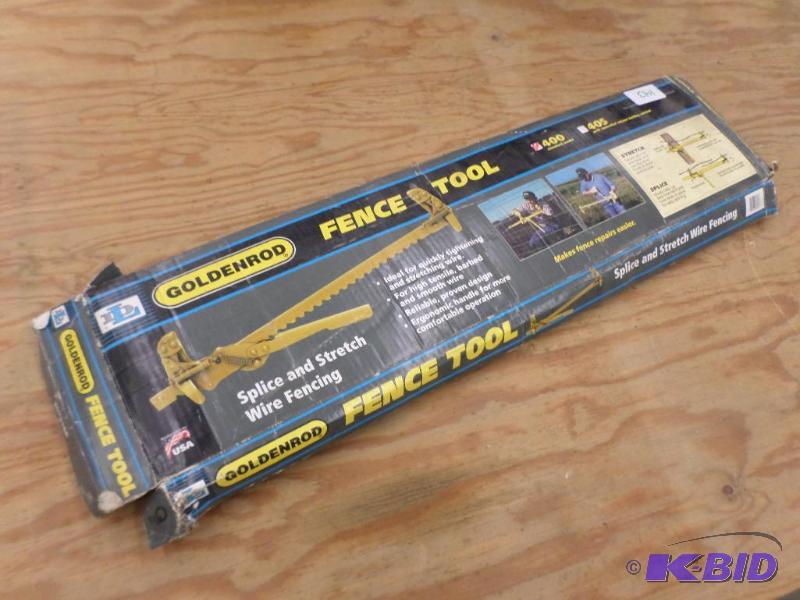 lot 143 image: Goldenrod Model 400 Fence Tool...