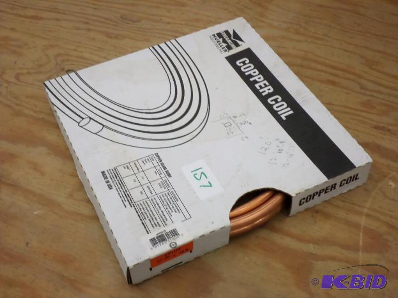 lot 157 image: Copper Coil Streamline Mueller 12" O.D...