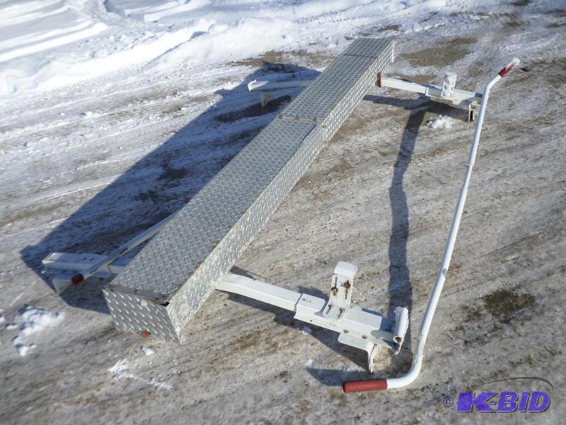 lot 6 image: Rooftop Steel Ladder Rack System With Aluminu...