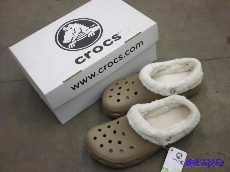 lot 62 image: New Size-11W Mens Crocs...