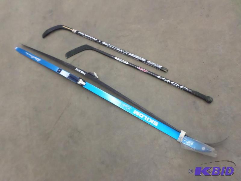 lot 78 image: (2) Hockey Sticks & (1) Set Of Cross Coun...
