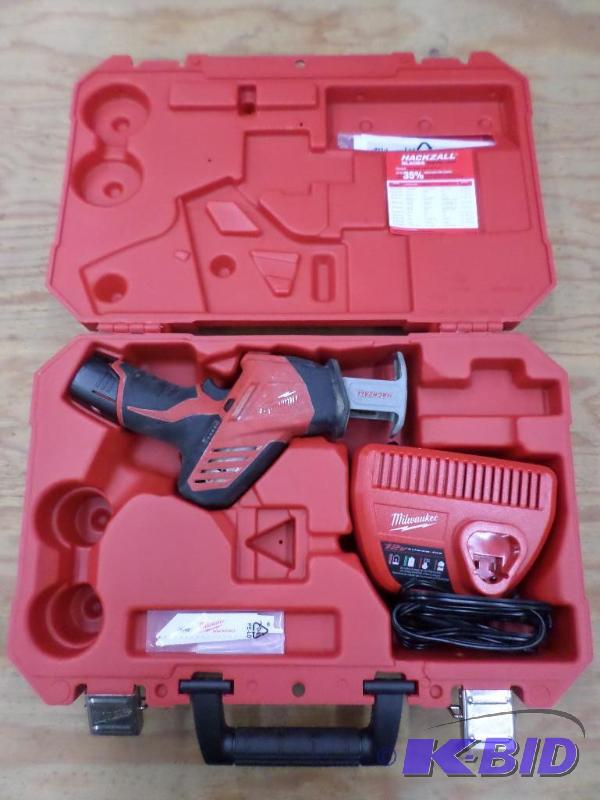 lot 85 image: Milwaukee M12 Hacksall Set With Case...
