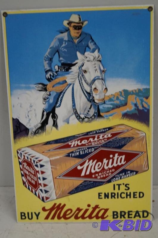 collector metal sign