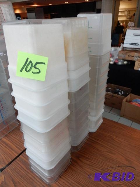 CAMBRO Plastic food containers
