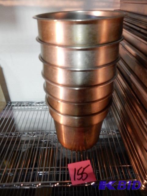 Stainless steel round pans